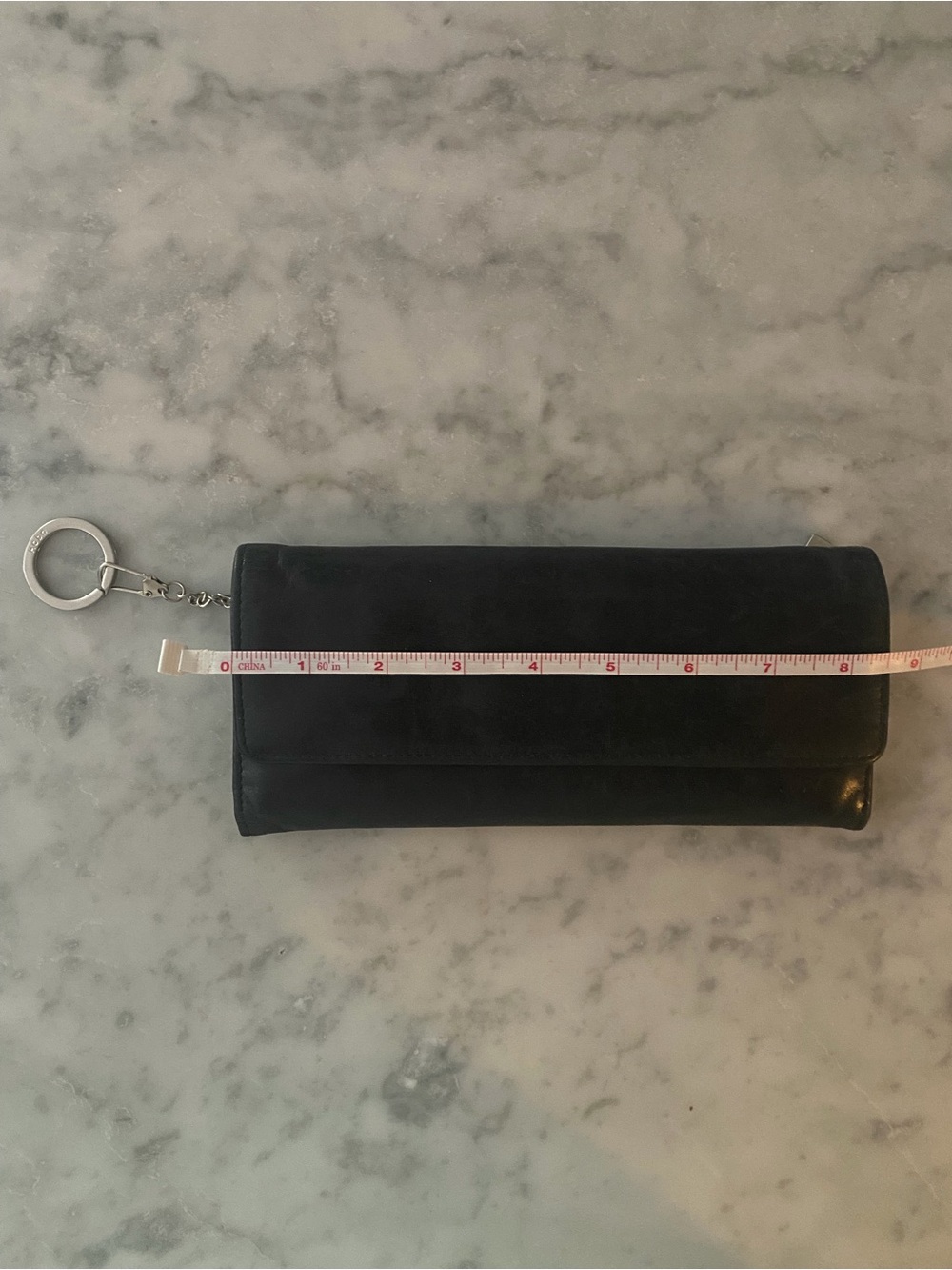 HOBO Black Leather Keyring Wallet Organizer - Picture 9 of 12